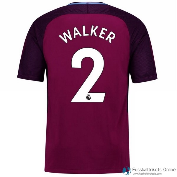 Manchester City Trikot Auswarts Walker 2017-18 Fussballtrikots Günstig